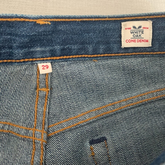 SALE LEVIS. Cropped Straight Leg (White Oak Denim) - Picture 5 of 5
